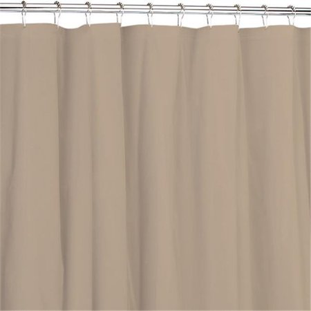 CARNATION HOME FASHIONS Carnation Home Fashions SC-FAB/44 70 in. x 72 in. Fabric Shower Curtain Liner - Linen SC-FAB/44